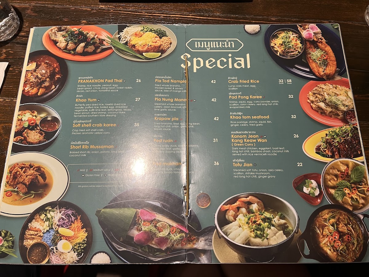 Pranakhon Menu - Image 2